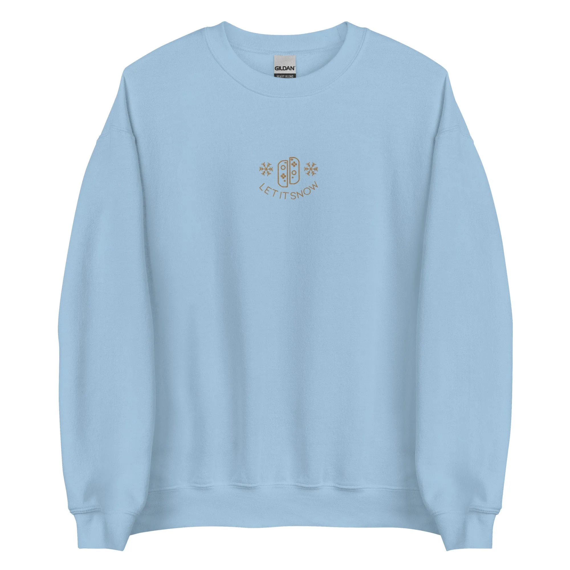 Let It Snow | Embroidered Unisex Sweatshirt | Cozy Christmas