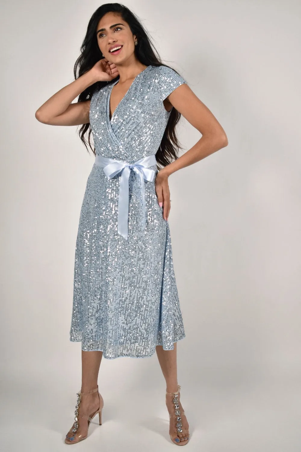 Lyman Dress 228243 Blue/Silver