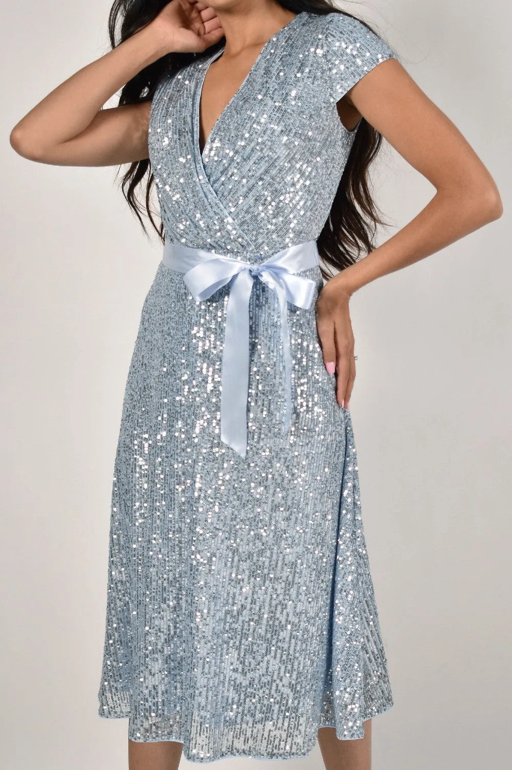 Lyman Dress 228243 Blue/Silver