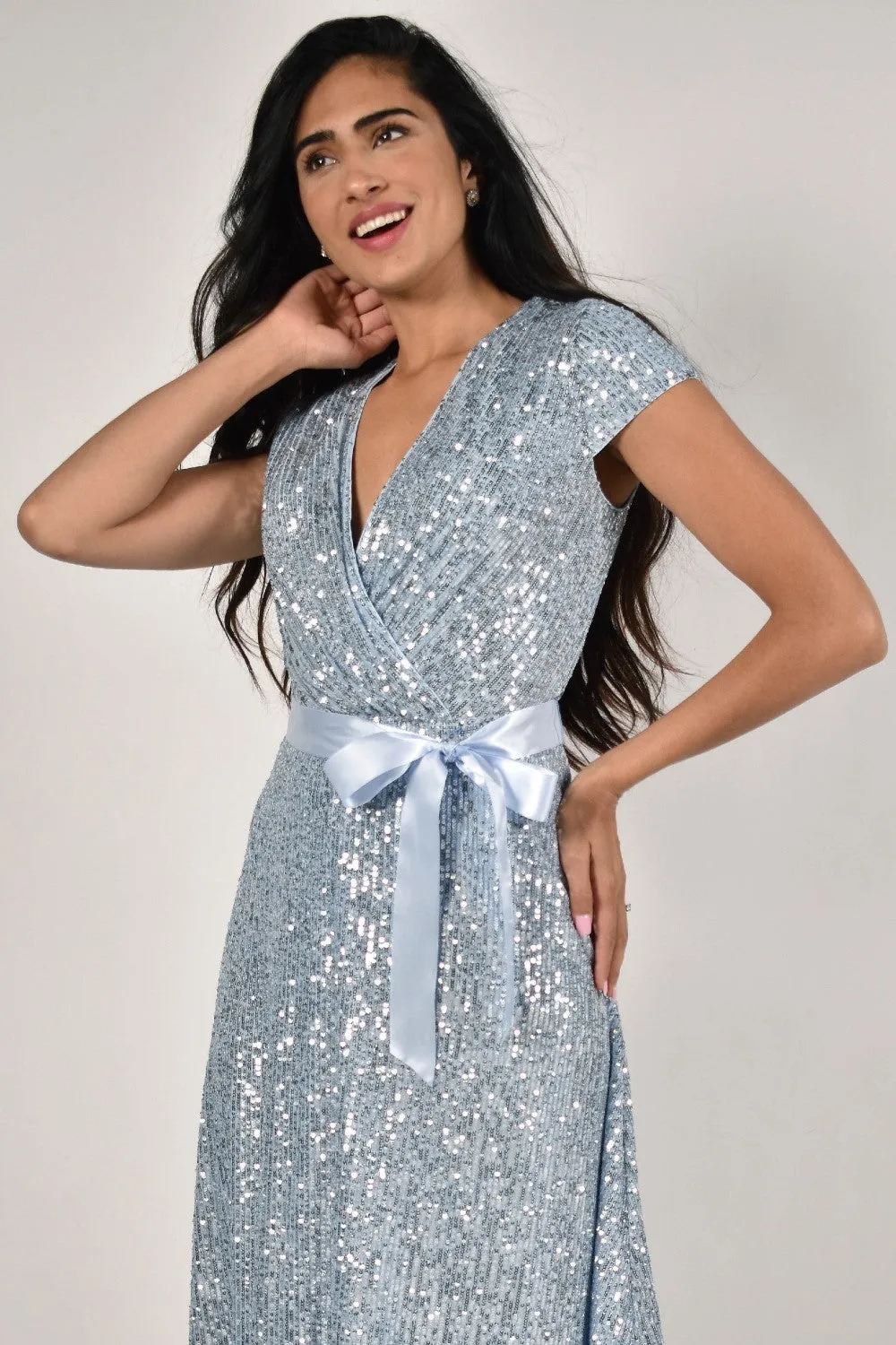 Lyman Dress 228243 Blue/Silver