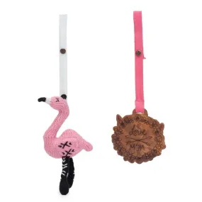 Miami Zoo Collection 2 pc. Stroller Set - Zoe & Mom