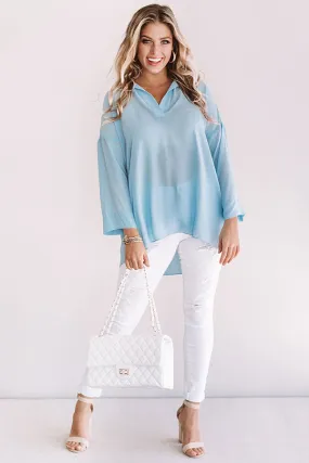 Montego Shift Tunic in Sky Blue