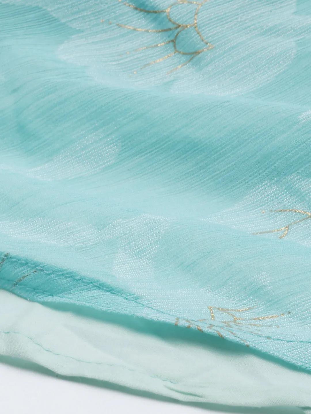 Neeru's Rama Colour Chiffon Fabric Tunic "52"