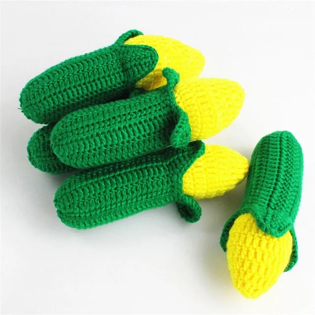 Newborn Baby Photography Fruit Vegetables Crochet Knitted Accessories