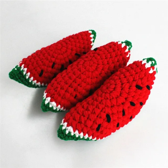 Newborn Baby Photography Fruit Vegetables Crochet Knitted Accessories