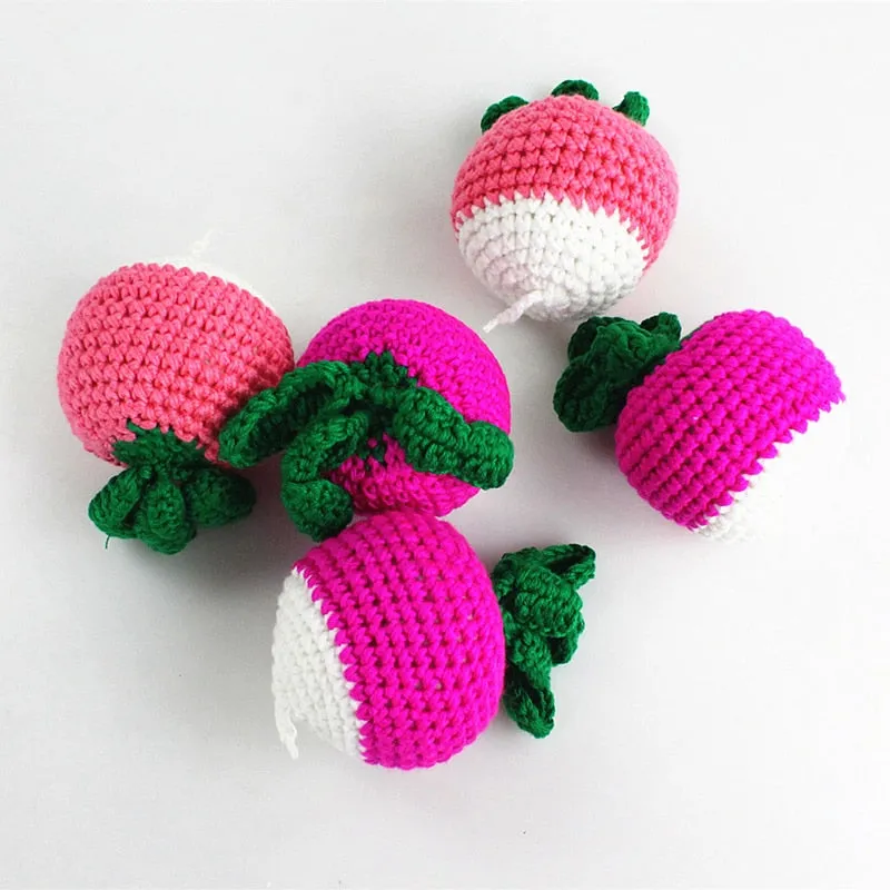 Newborn Baby Photography Fruit Vegetables Crochet Knitted Accessories