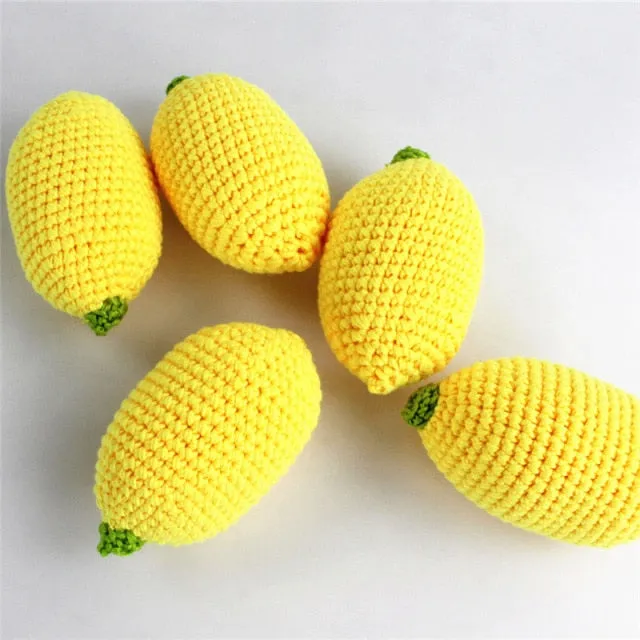Newborn Baby Photography Fruit Vegetables Crochet Knitted Accessories