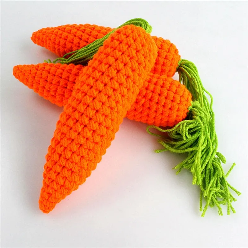 Newborn Baby Photography Fruit Vegetables Crochet Knitted Accessories