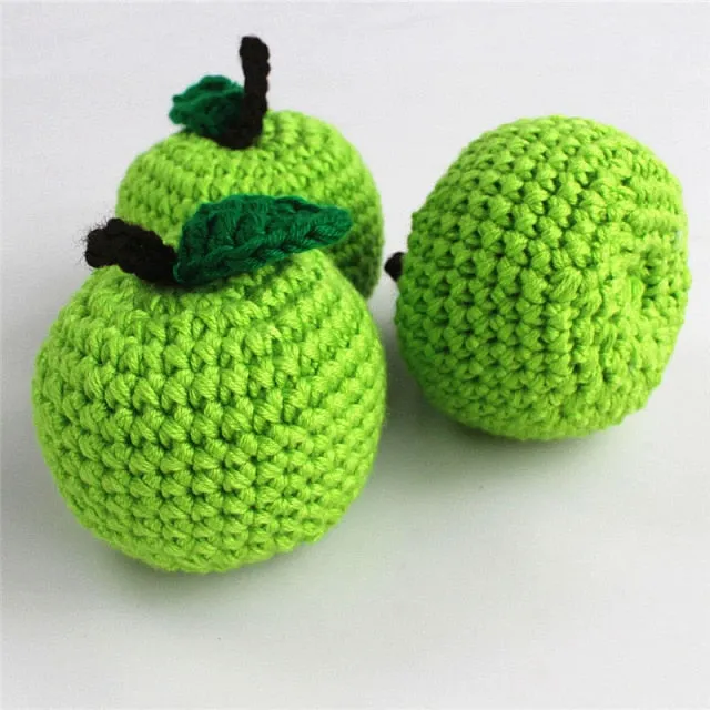 Newborn Baby Photography Fruit Vegetables Crochet Knitted Accessories