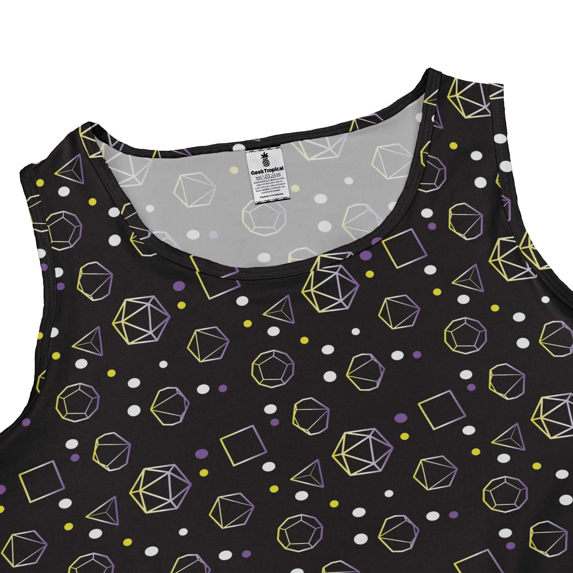 Nonbinary Pride Flag Dnd Dice Dress