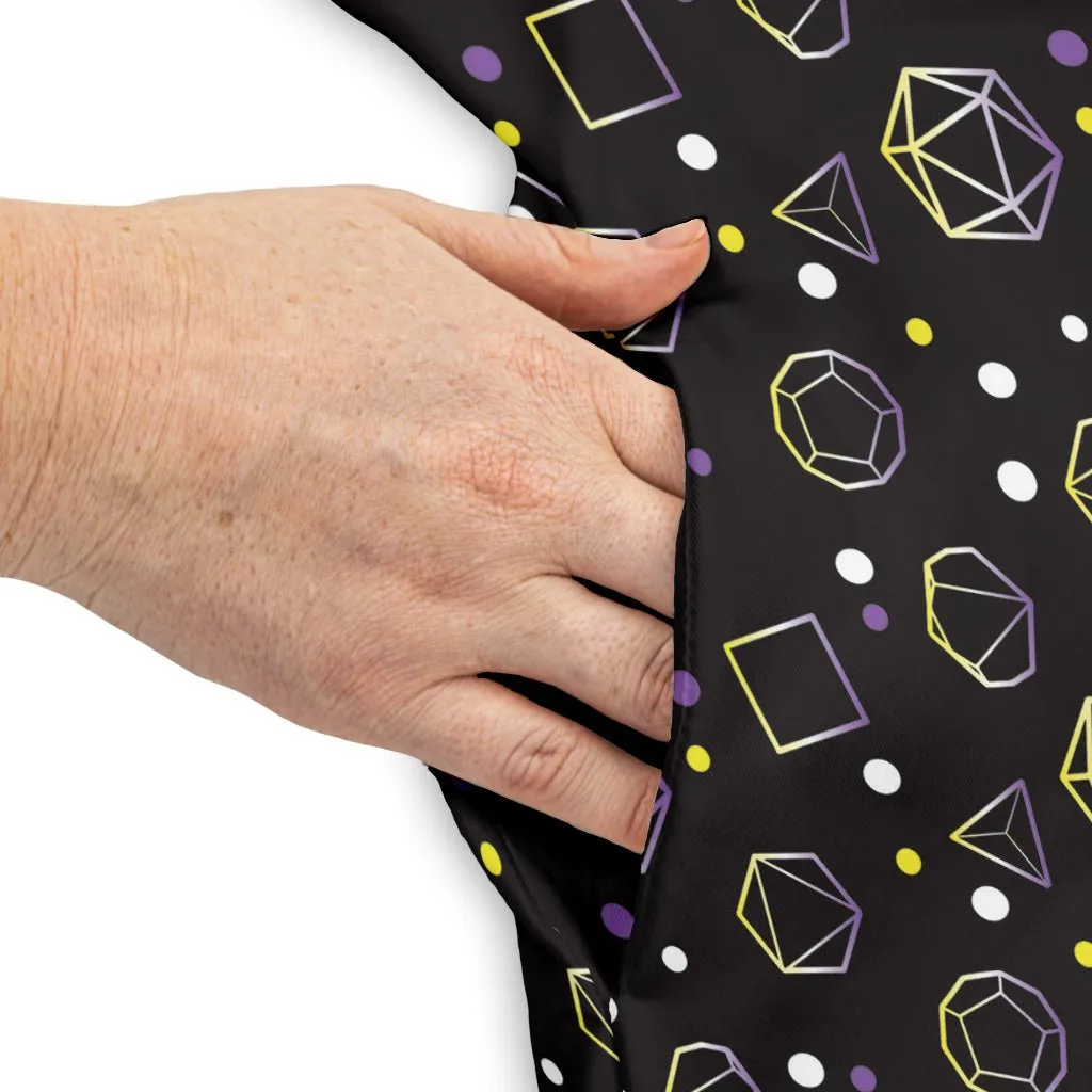 Nonbinary Pride Flag Dnd Dice Dress