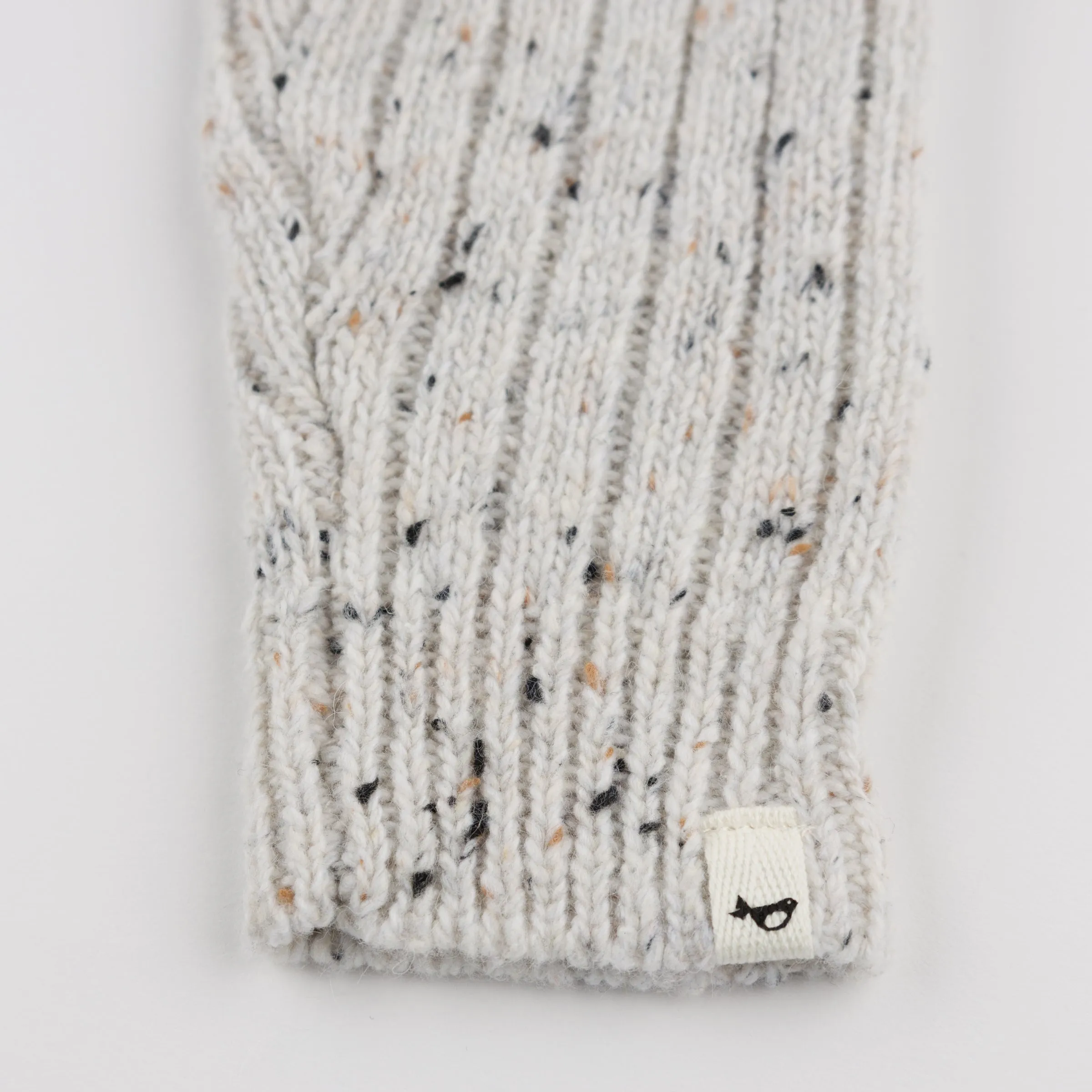 oh baby! Speckled Ribbed Knit Legging - Snowy