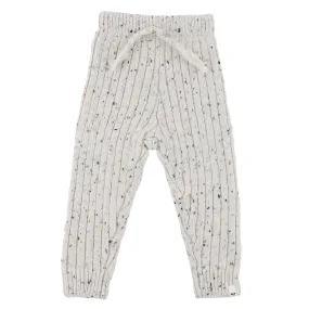 oh baby! Speckled Ribbed Knit Legging - Snowy