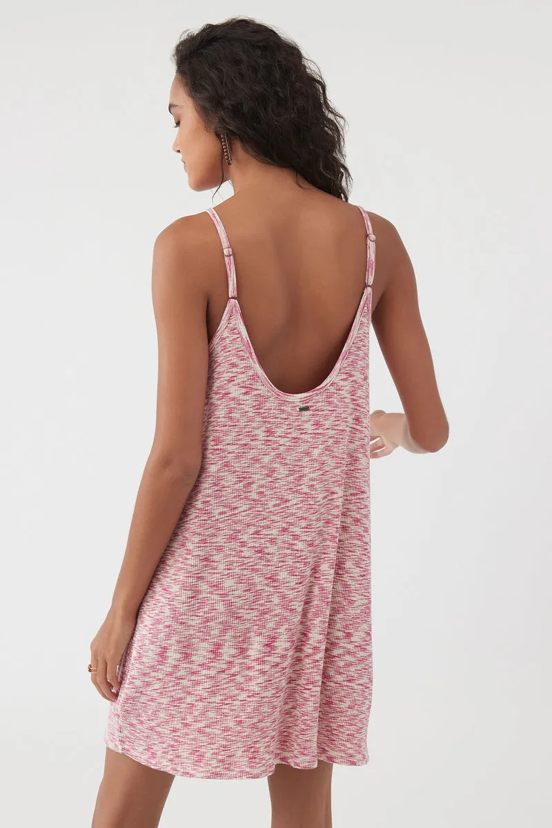O'Neill Morette Spacedye Dress-Barbie Pink
