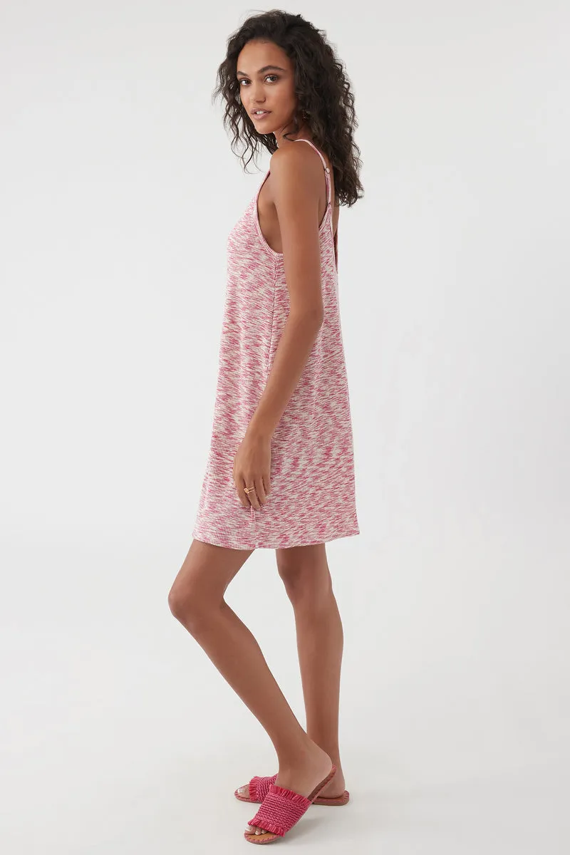 O'Neill Morette Spacedye Dress-Barbie Pink