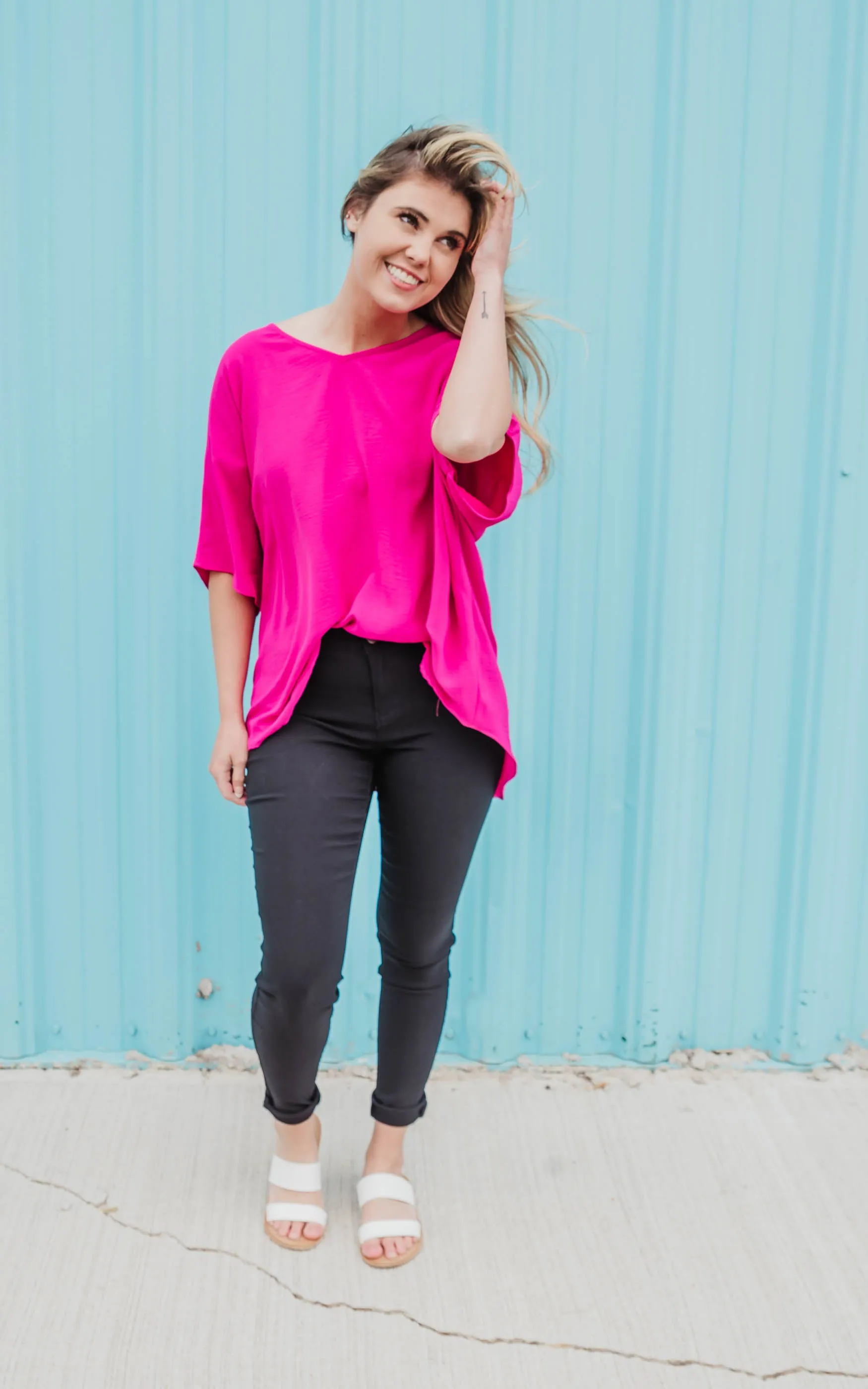 Oversized Tunic Blouse | FINAL SALE