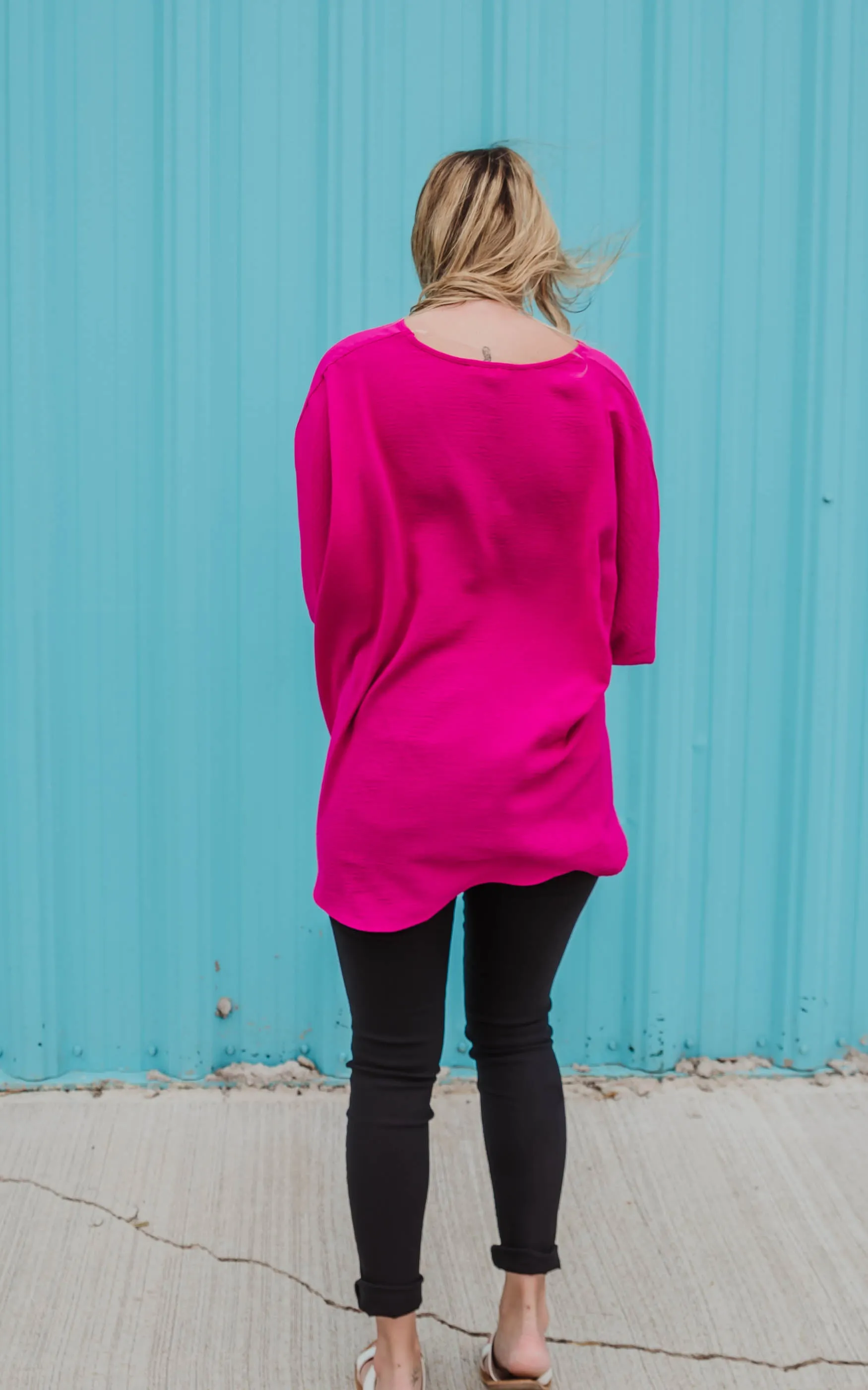 Oversized Tunic Blouse | FINAL SALE