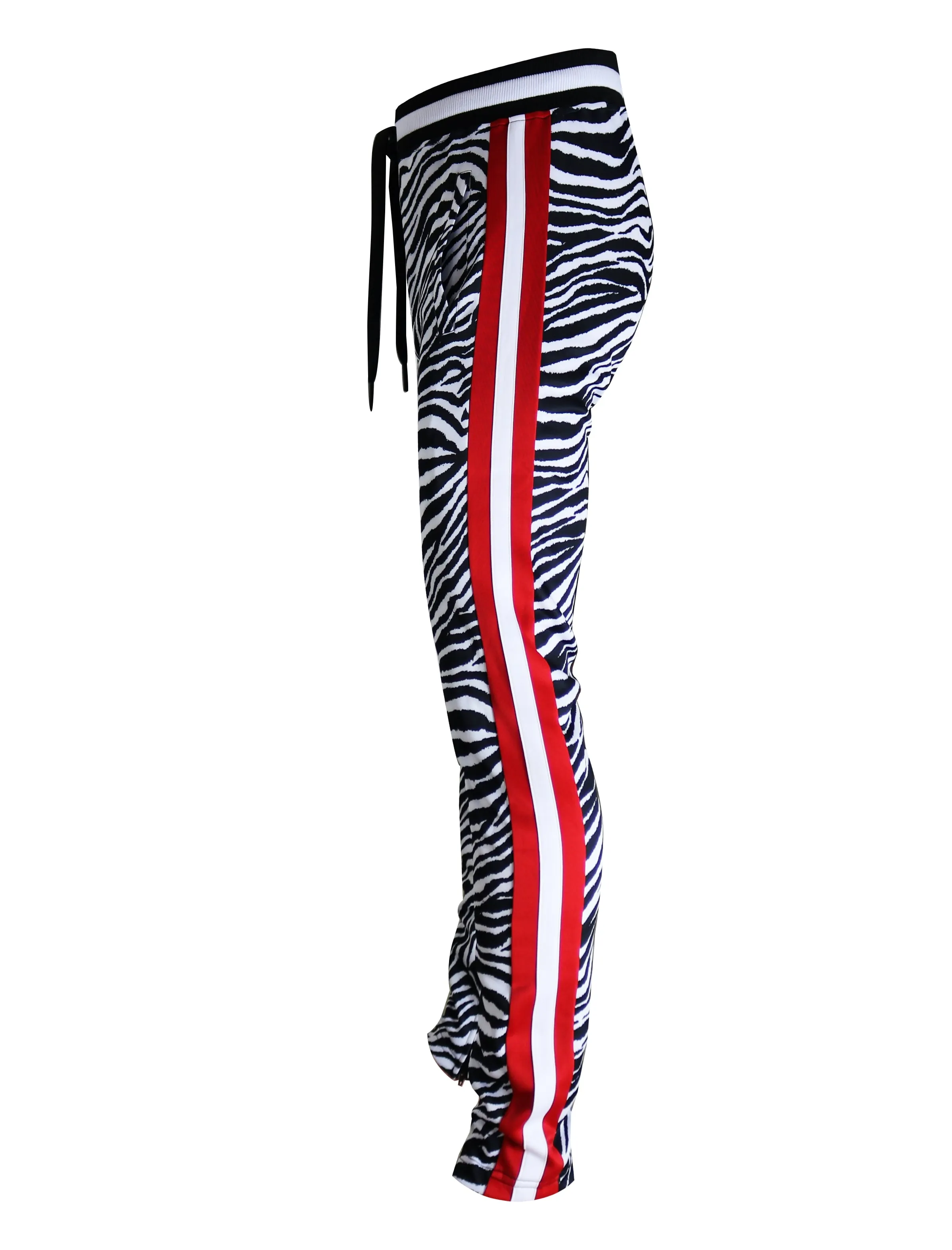 P11005-PRINT TRACK PANTS (BLACK/ZB)