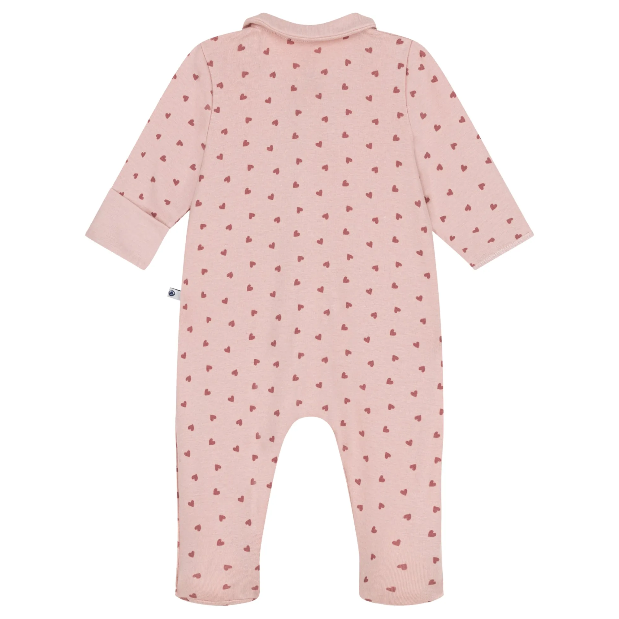 Petit Bateau Baby Girls Pink Hearts Pyjama