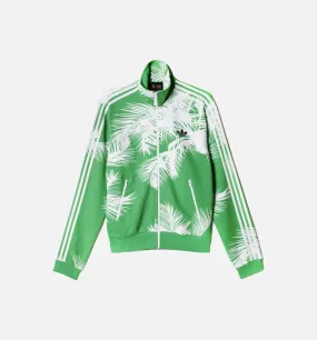 Pharrell Williams BBC Track Jacket "Palm Trees" Men's - White/VIvid Green