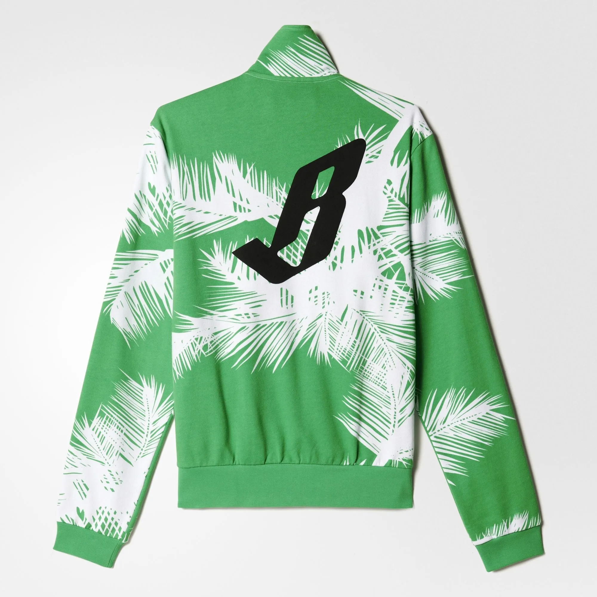 Pharrell Williams BBC Track Jacket "Palm Trees" Men's - White/VIvid Green