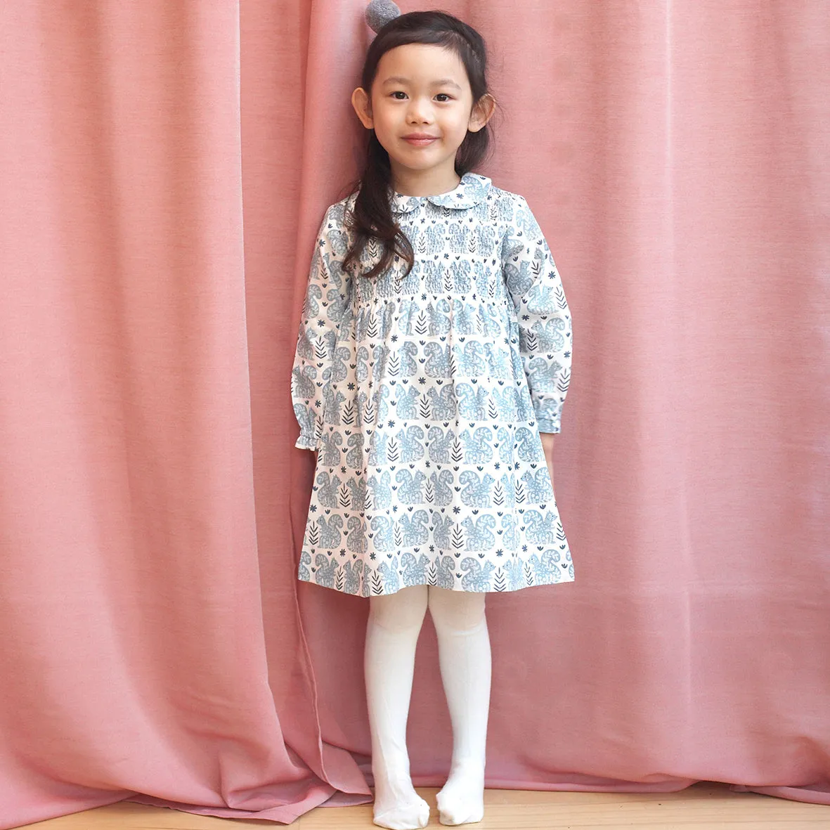 Pigeon organics - Dress with squirrel print