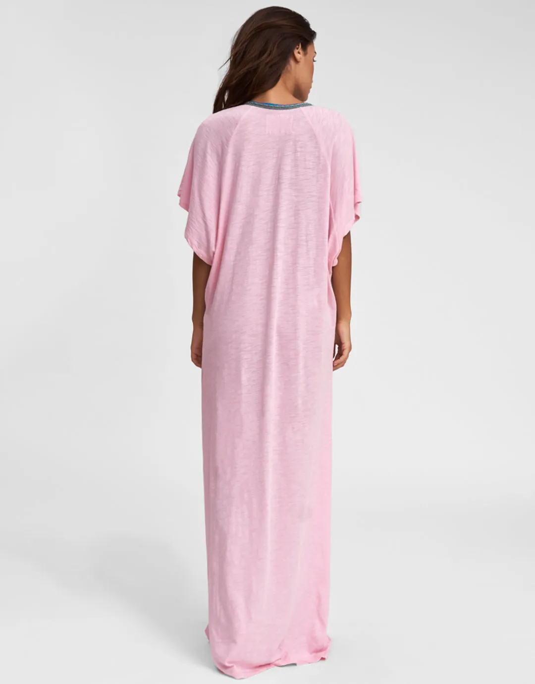 Pima Abaya Dress - Light Pink