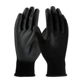 PIP 33-B115/XL Seamless Knit Polyester Glove with Polyurethane Coated Flat Grip on Palm & Fingers