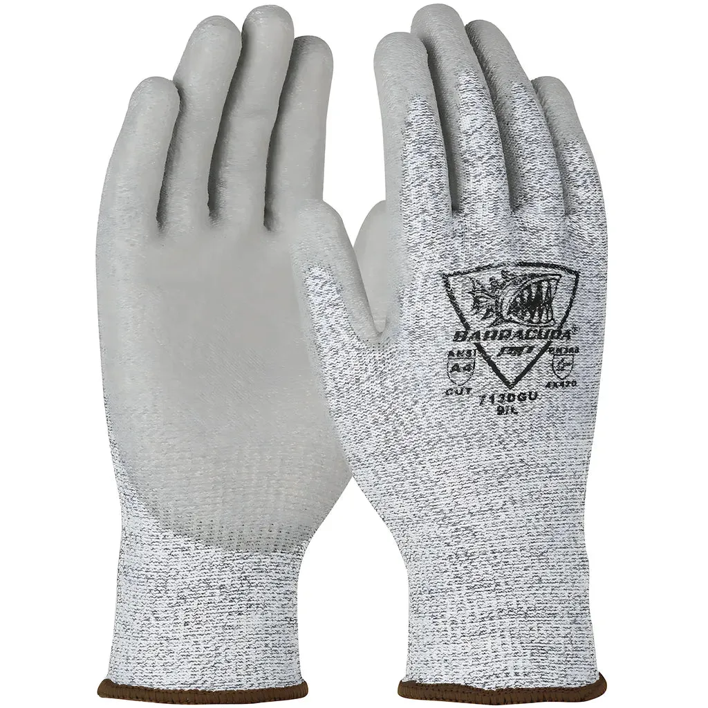 PIP 713DGU/2XL Seamless Knit Polykor Blended Glove with Polyurethane Coated Flat Grip on Palm & Fingers