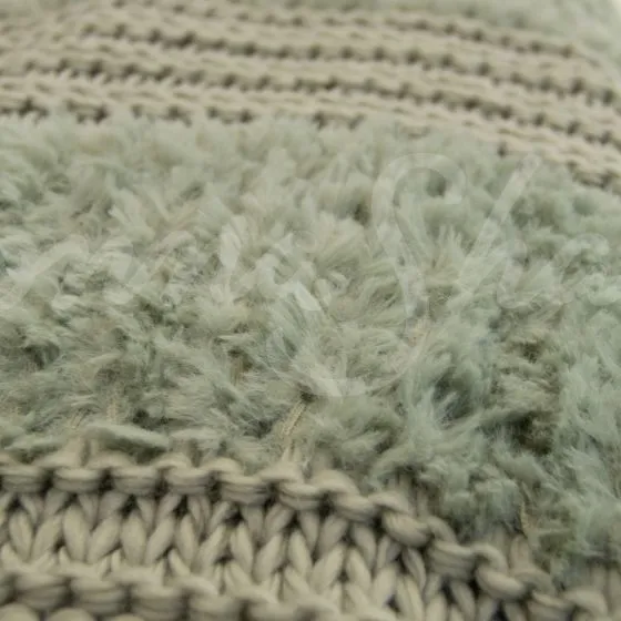 Plush Knit Throw ~ Sage