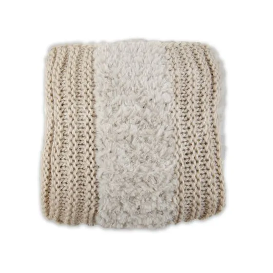 Plush Knit Throw ~ Taupe **ON BACKORDER**