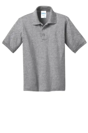 Port and Company Youth Core Blend Jersey Knit Polo