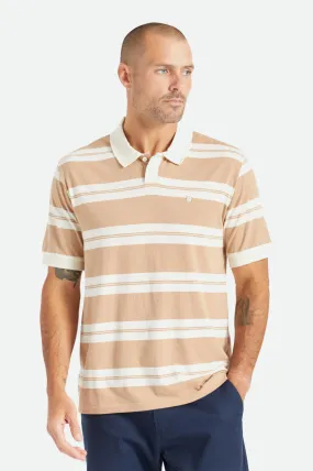 Proper S/S Polo Knit - Mojave/Off White