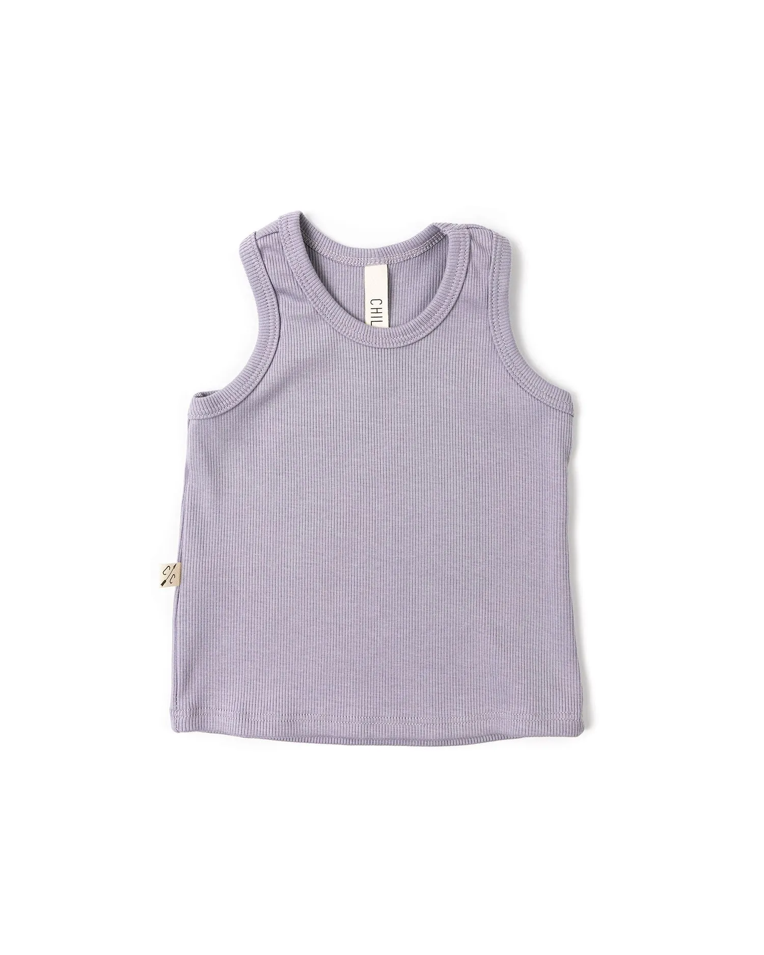 rib knit tank top CO - aura