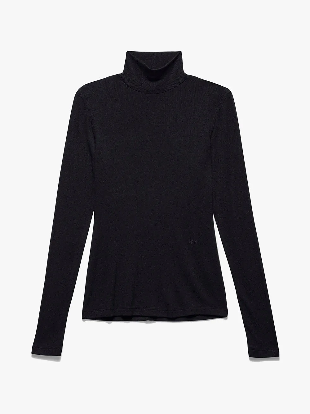 Rib Turtleneck -- Noir