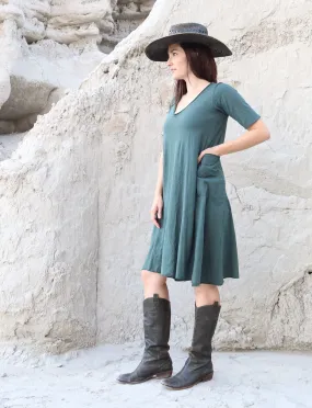 Ritual Perfect Pockets Wanderer Below Knee Dress