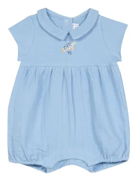 Romper suit - Horizon blue cotton