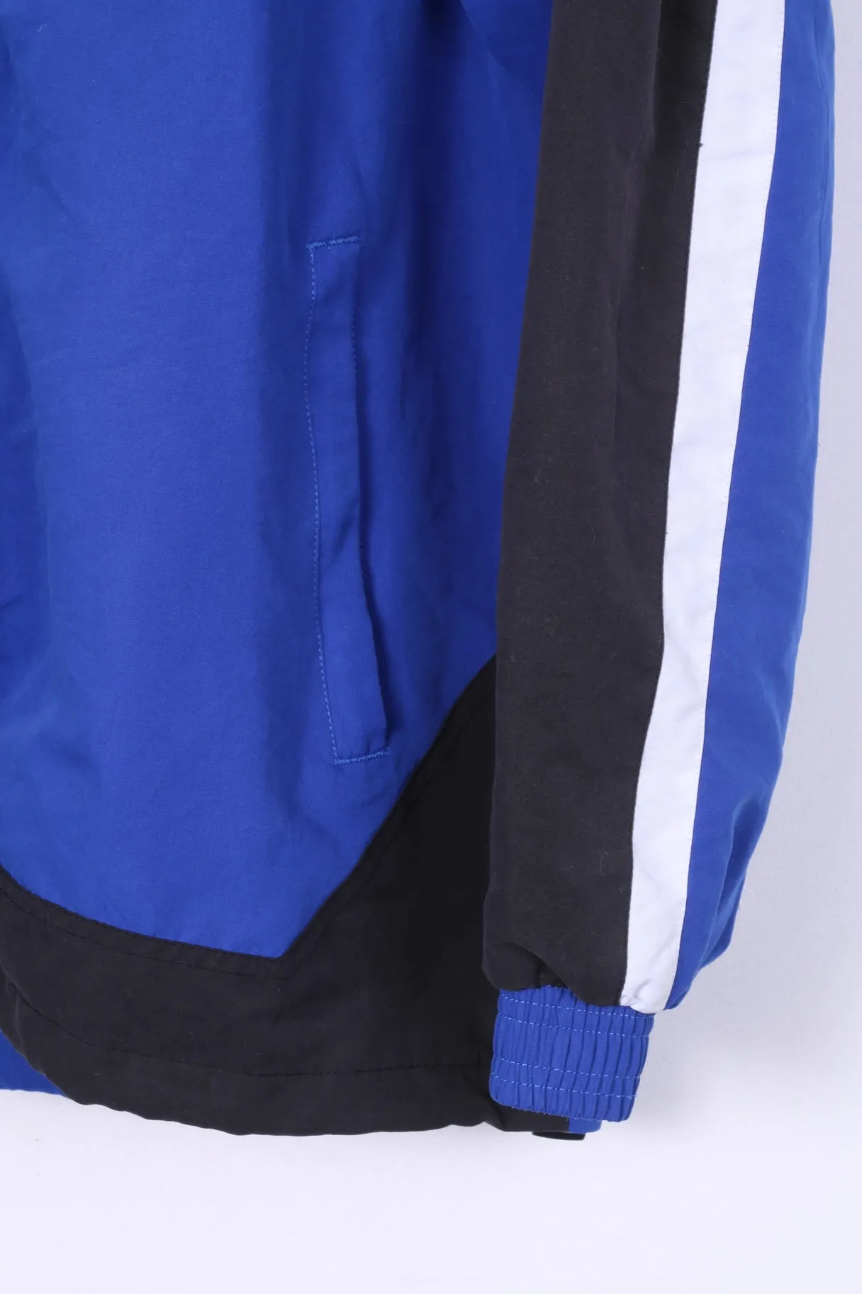 Runtech Mens L Track Top Jacket Blue Full Zipper