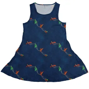 Santa Sleigh Dragons Dress
