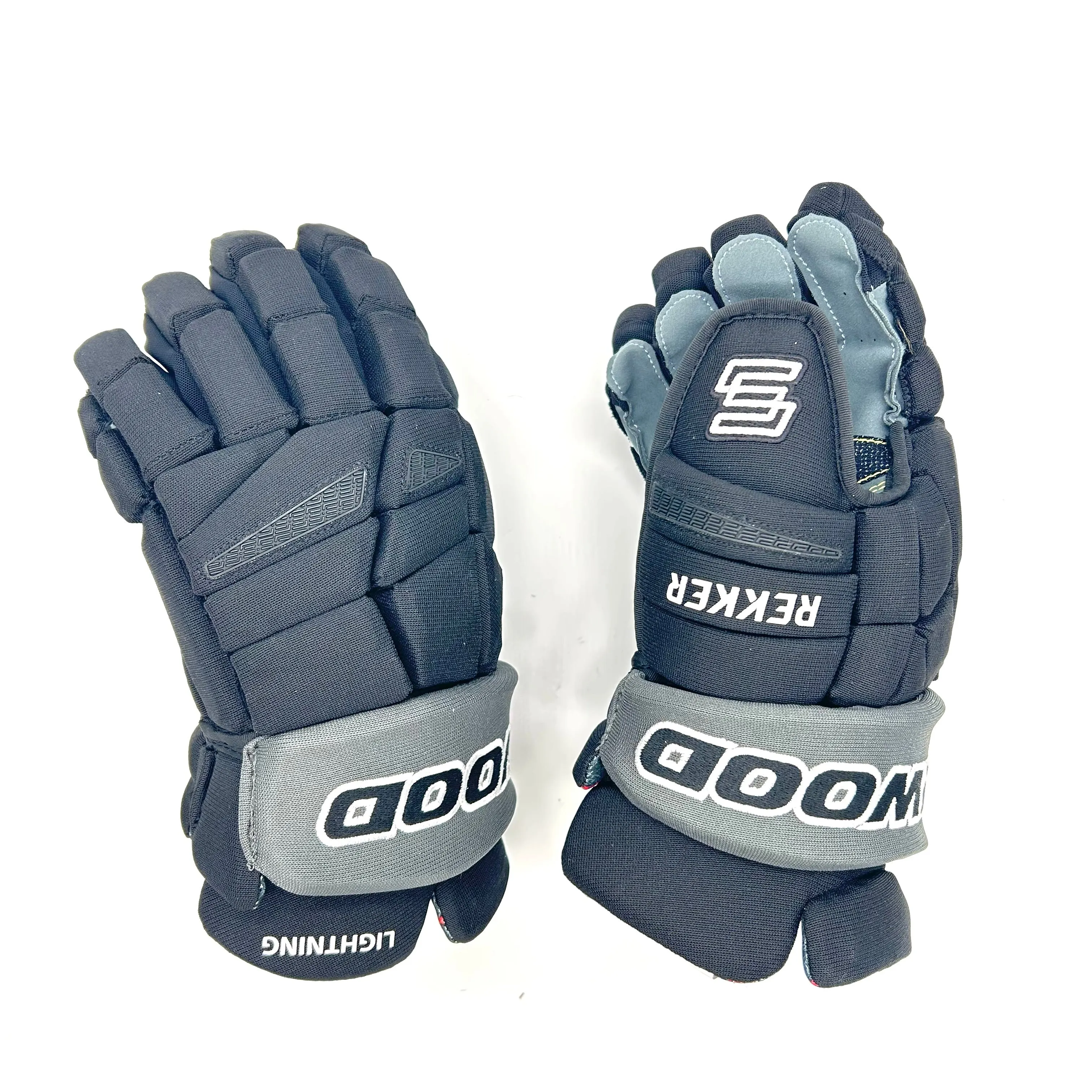 Sherwood Rekker Legend Pro - NHL Pro Stock Glove - Tampa Bay Lightning (Black/Grey)