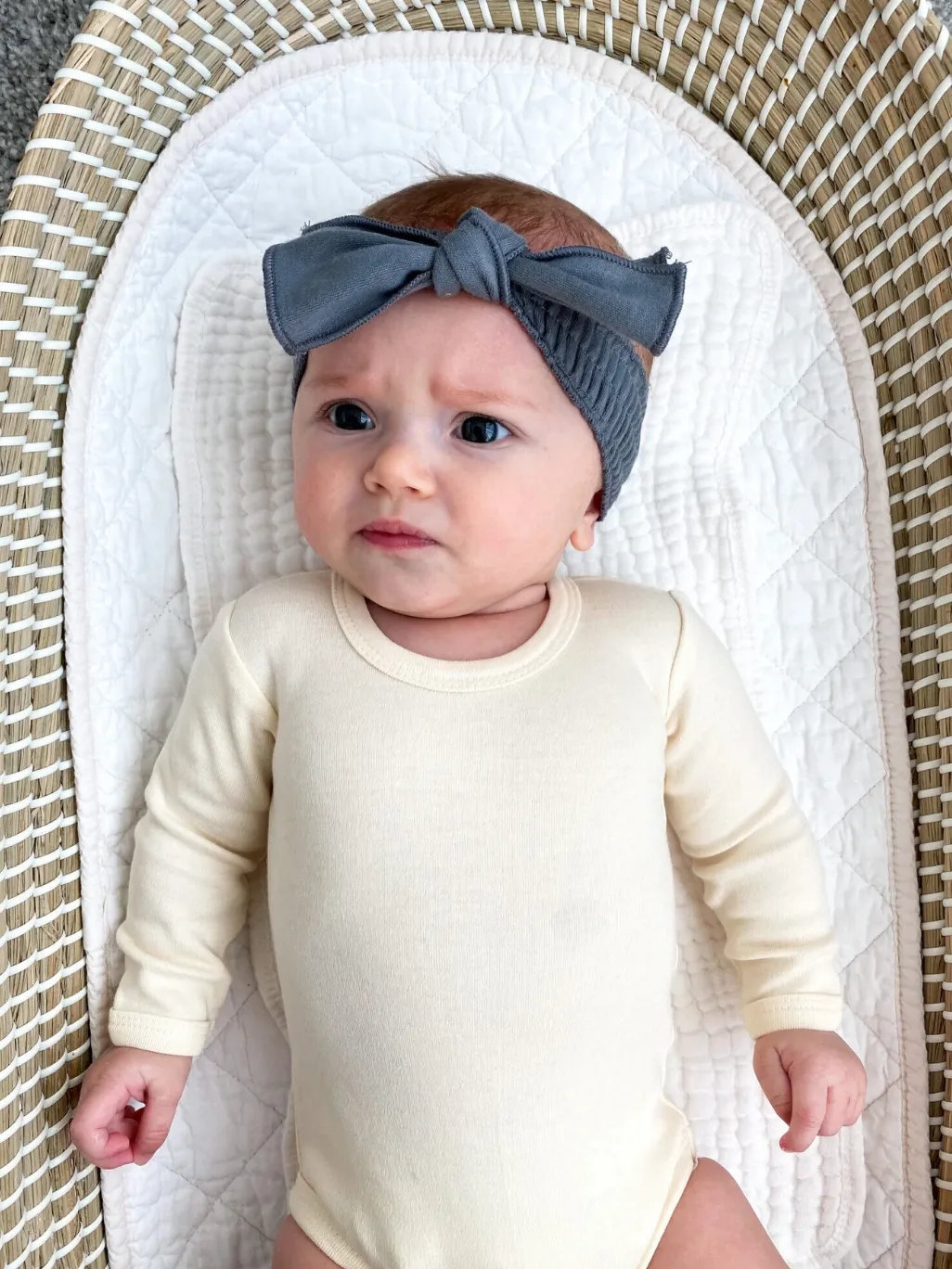Smocked Tie Headband