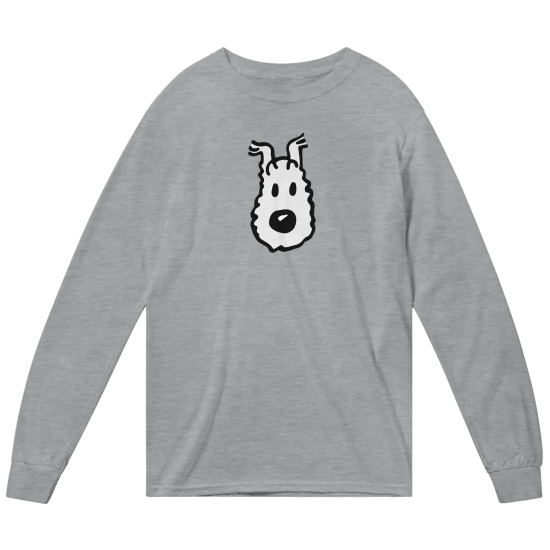 Snowy (Milou), Wire Fox Terrier from Tintin Long Sleeve Shirt