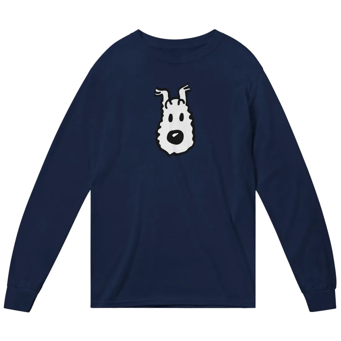 Snowy (Milou), Wire Fox Terrier from Tintin Long Sleeve Shirt