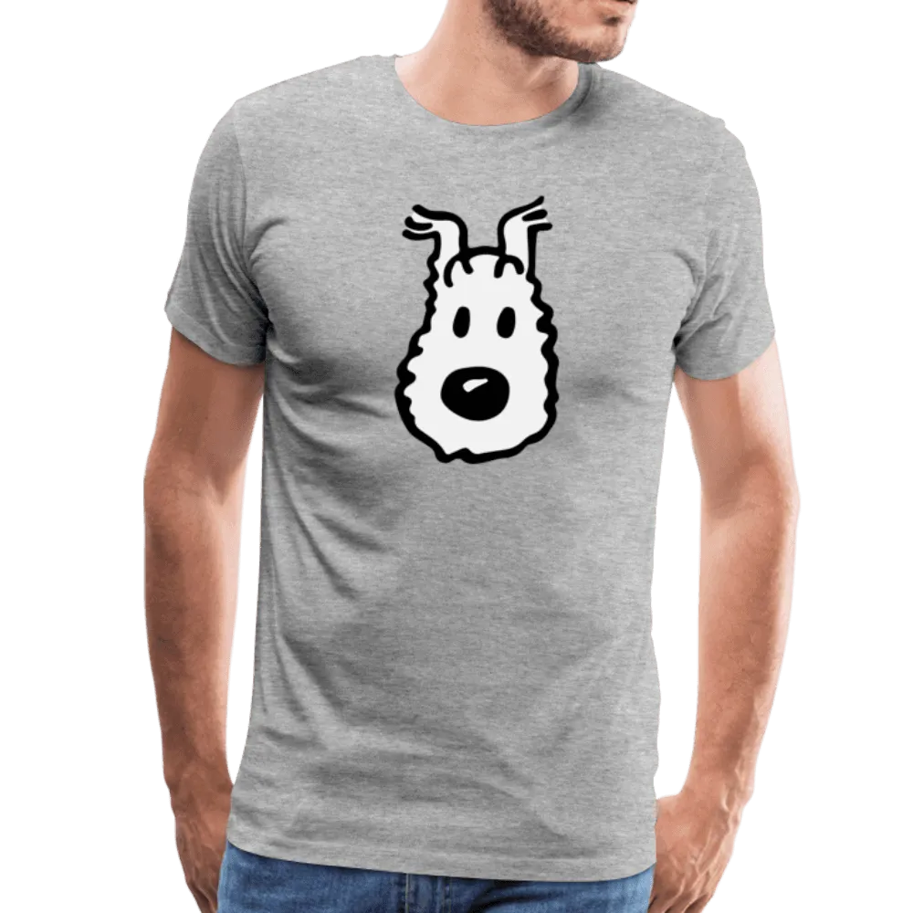 Snowy (Milou), Wire Fox Terrier from Tintin T-Shirt