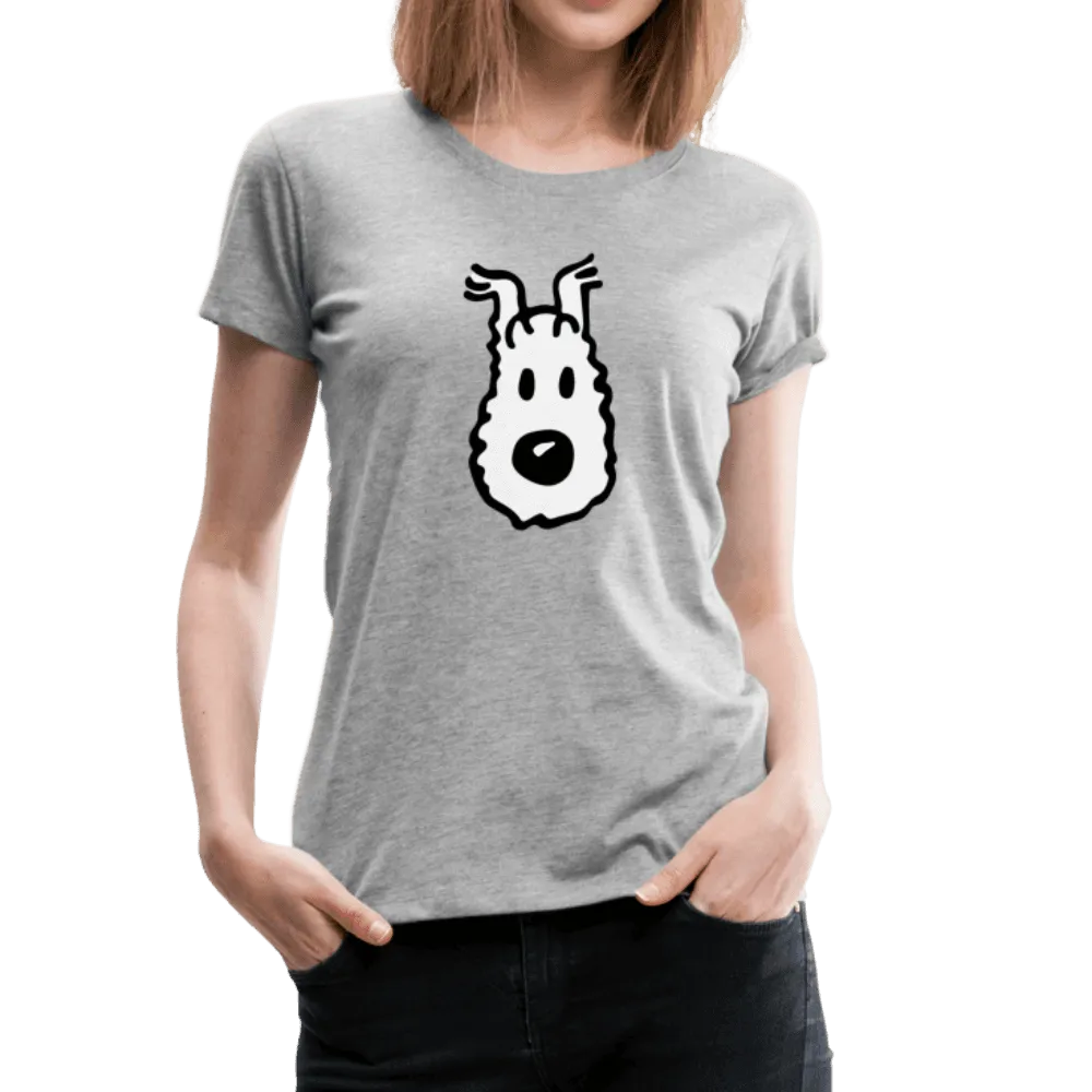 Snowy (Milou), Wire Fox Terrier from Tintin T-Shirt