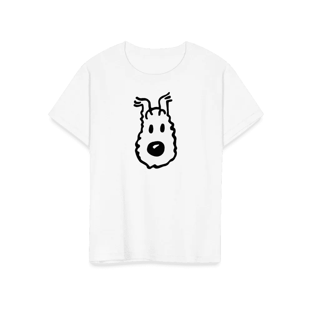 Snowy (Milou), Wire Fox Terrier from Tintin T-Shirt