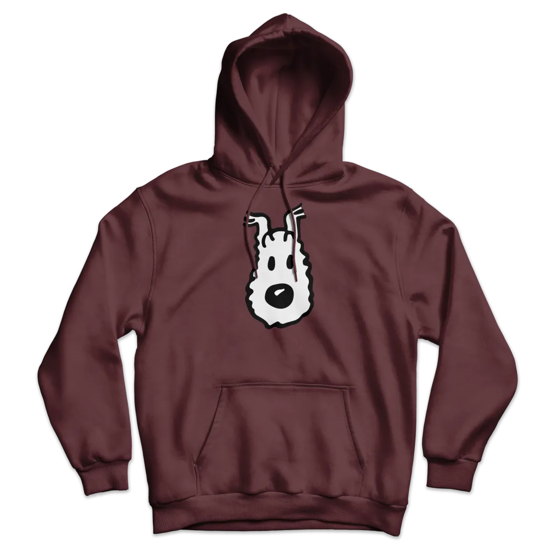 Snowy (Milou), Wire Fox Terrier from Tintin Unisex Hoodie