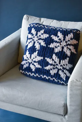 Snowy Night Pillow Cover