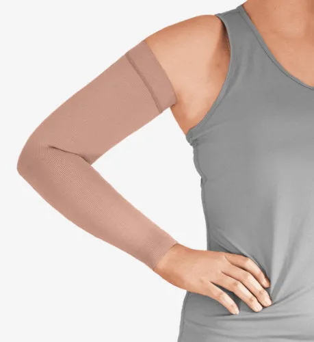 Solaris ExoStrong Flat Knit Arm Sleeve w/Silicone Band, 20-30 mmHg
