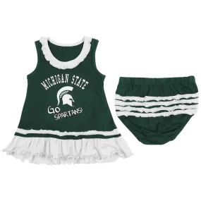 Spartans Baby Ruffled Tank Dress